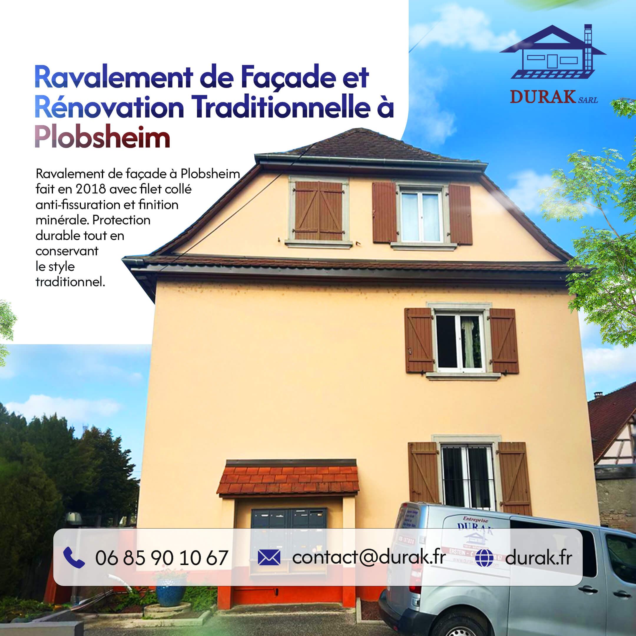 Filet Ravalement Ravalement traditionnel à Plobsheim | Durak SARL